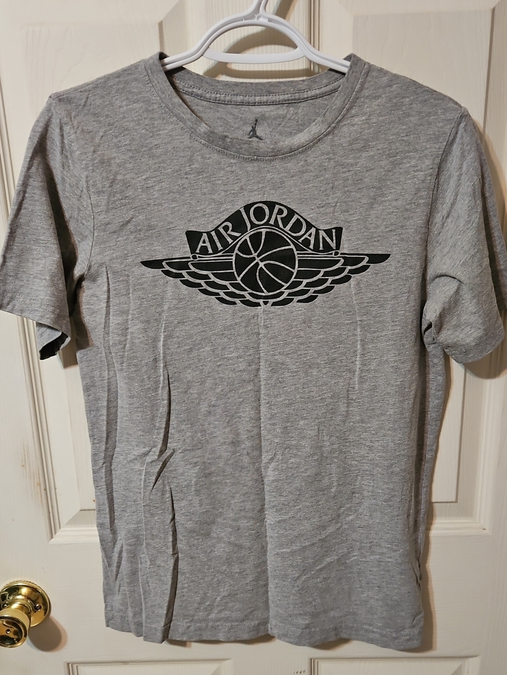 Jordan Short Sleeve Tee with Black Air Jordan Logo
